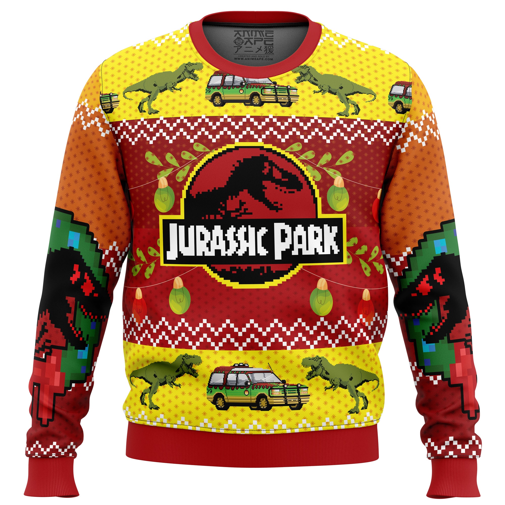 Jurassic Park Ugly Christmas Sweater- Best Christmas Gifts 2023