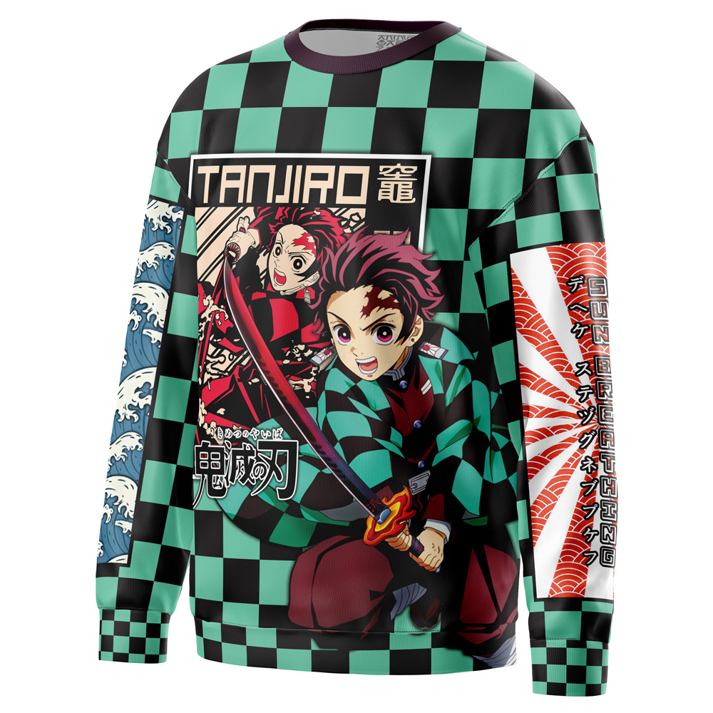 Kamado Tanjiro Haori Demon Slayer Streetwear Sweatshirt