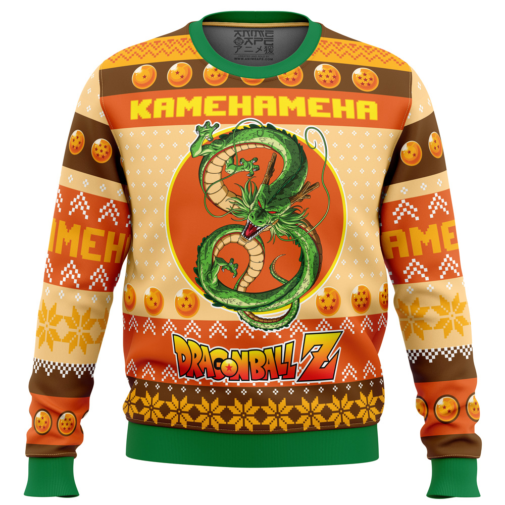 Kamehameha Dragon Ball Z Ugly Christmas Sweater- Best Christmas Gifts 2023