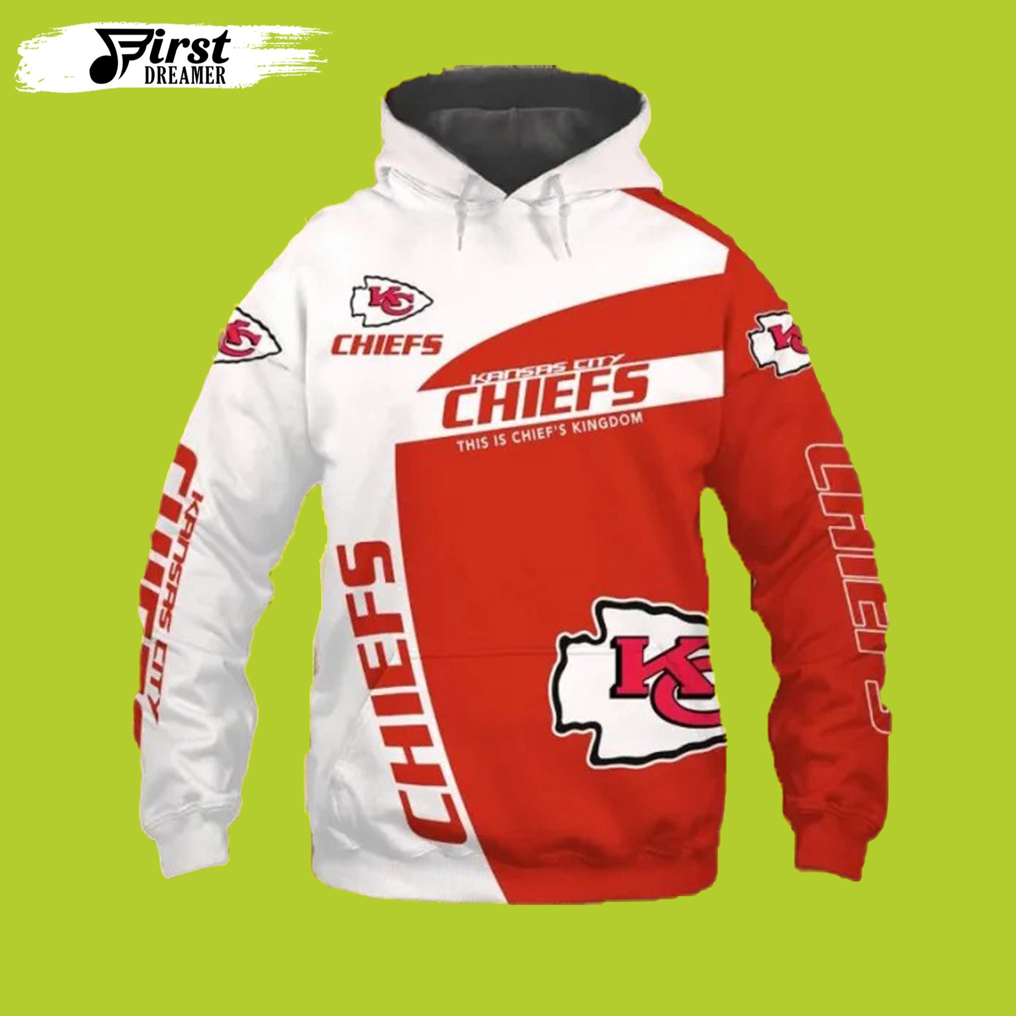 Kansas City Chiefs Hoodie 3D Merchandise