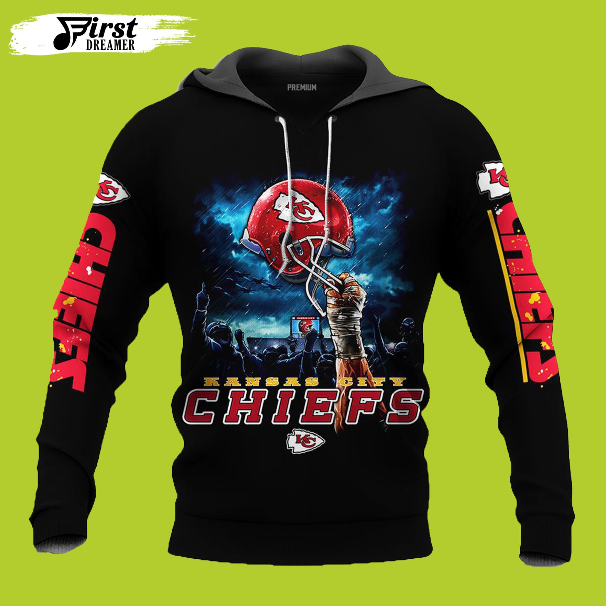 Kansas City Chiefs Hoodie 3D Printed