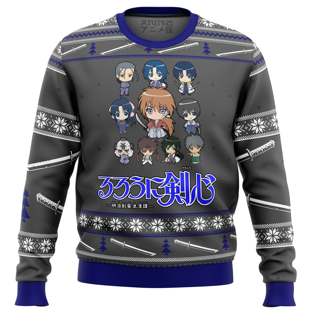 Kenshin Sprites Ugly Christmas Sweater- Best Christmas Gifts 2023