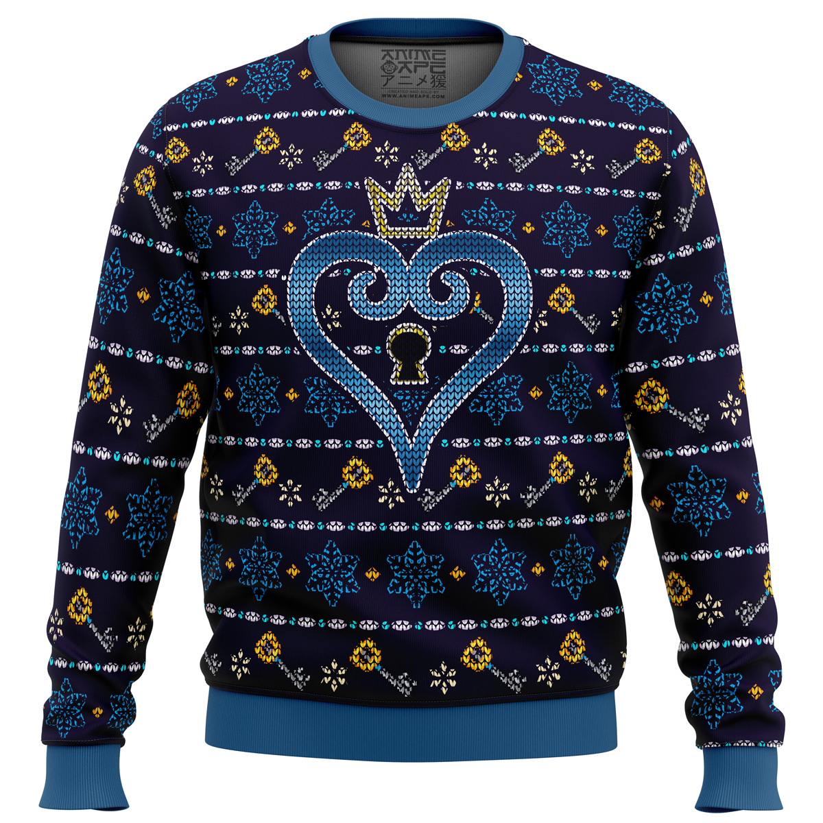 Keyblade Sora Kingdom Hearts Ugly Christmas Sweater- Best Christmas Gifts 2023