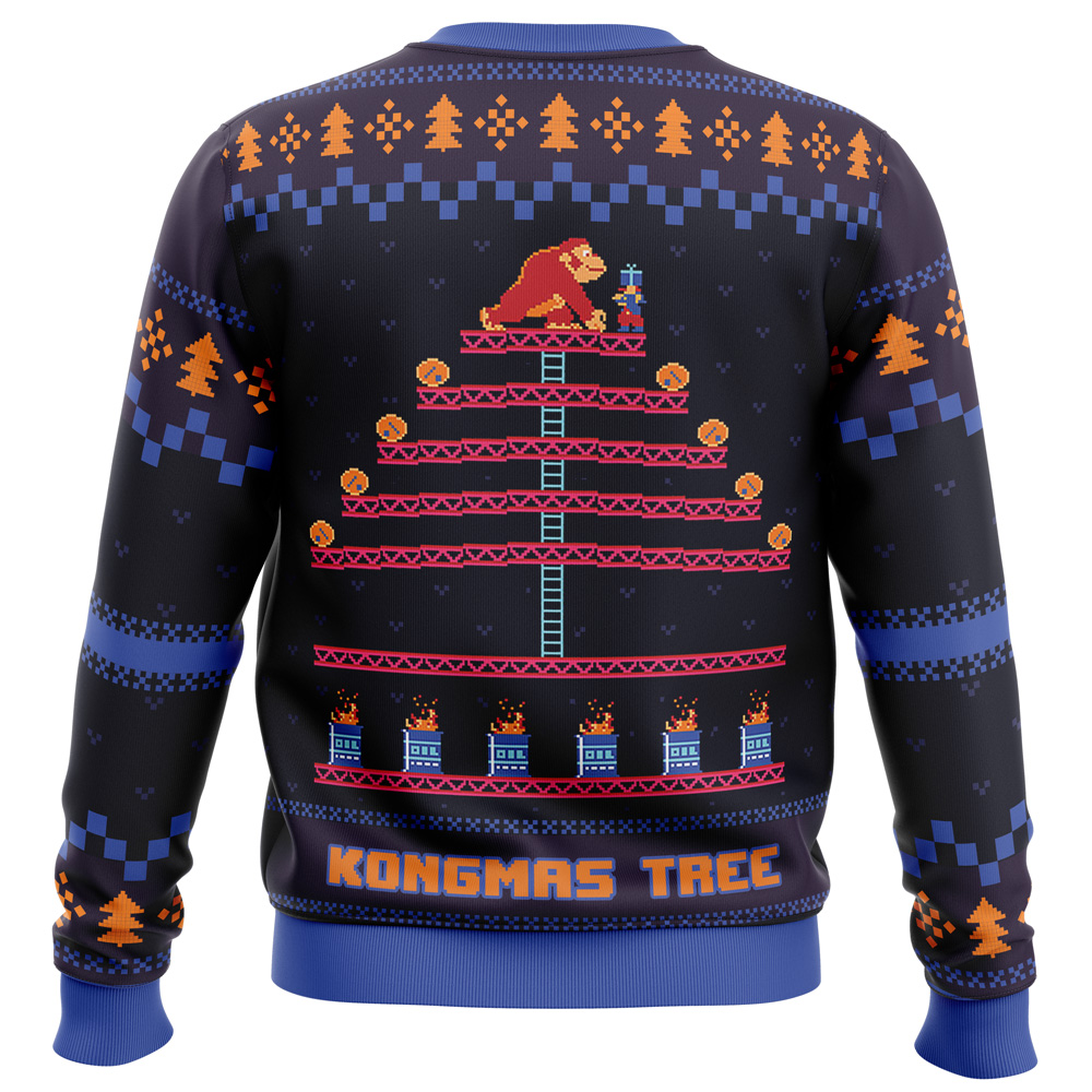 Kongmas Tree King Kong Ugly Christmas Sweater- Best Christmas Gifts 2023