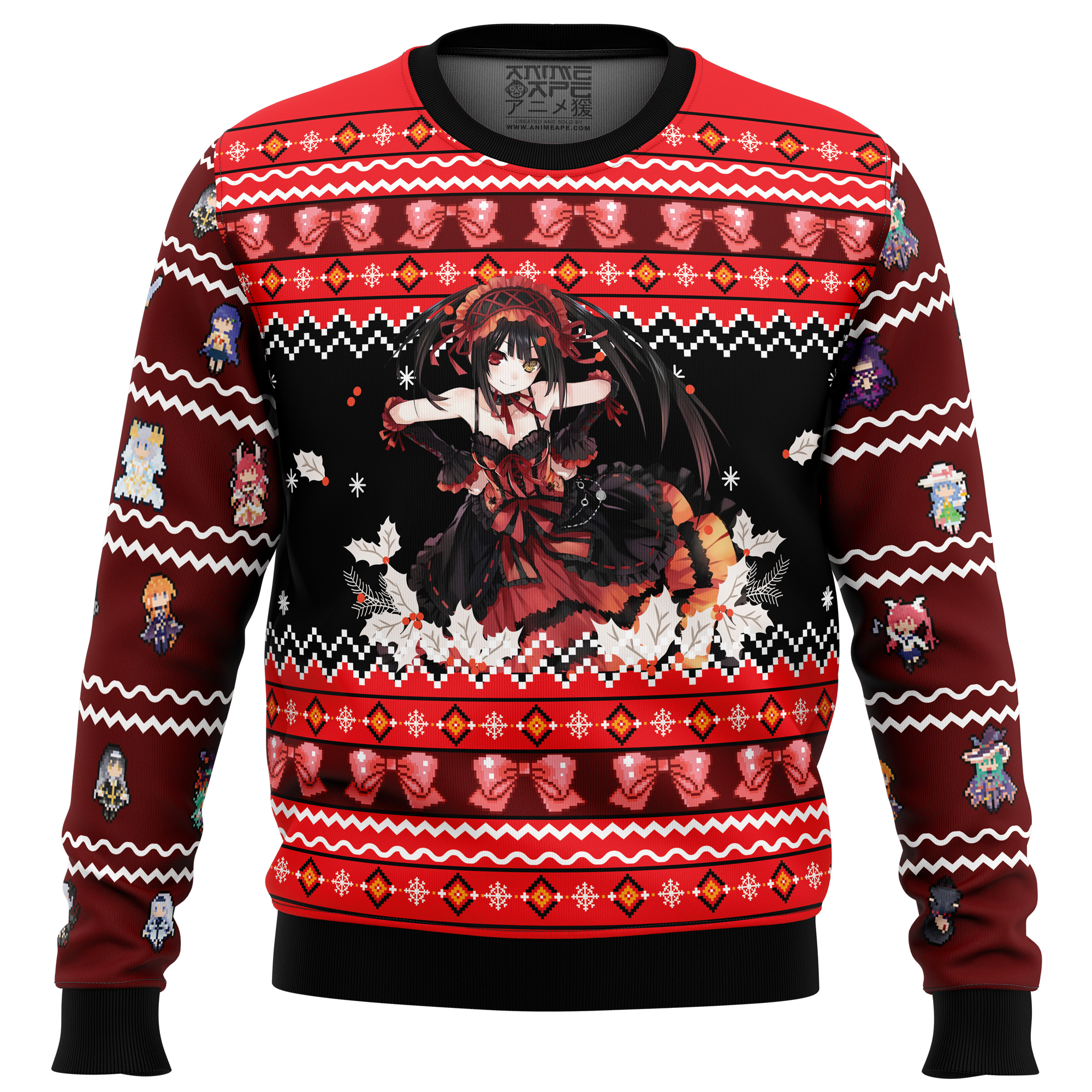 Kurumi Tokisaki Date A Live Ugly Christmas Sweater- Best Christmas Gifts 2023