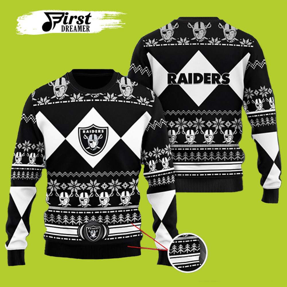 Las Vegas Raiders Ugly Sweater New Design For Fan Raiders Ugly Sweater For Men Women- Best Christmas Gifts 2023