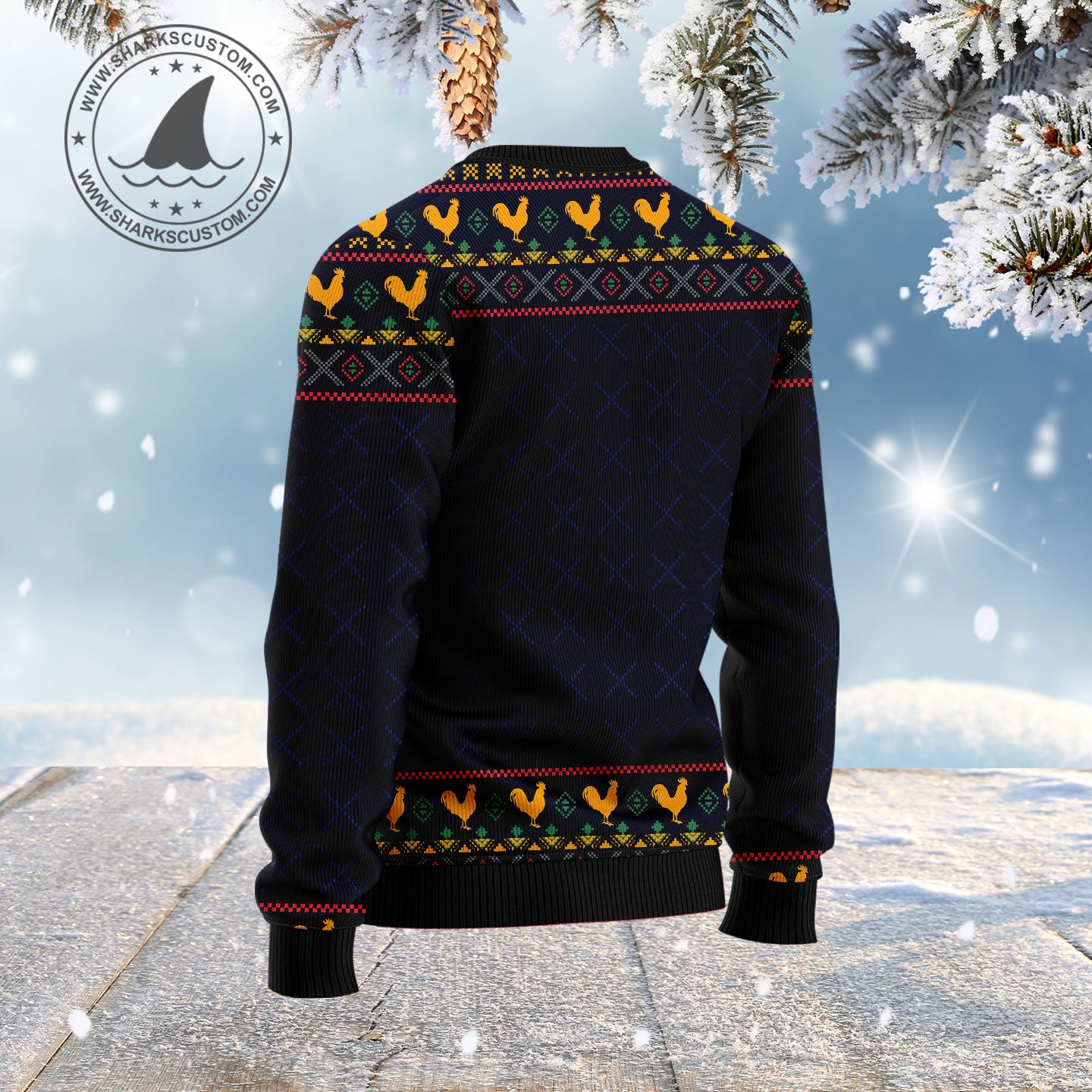 Let’s Be Honest I Was Crazy Before The Chickens HT021117 Ugly Christmas Sweater- Best Christmas Gifts 2023