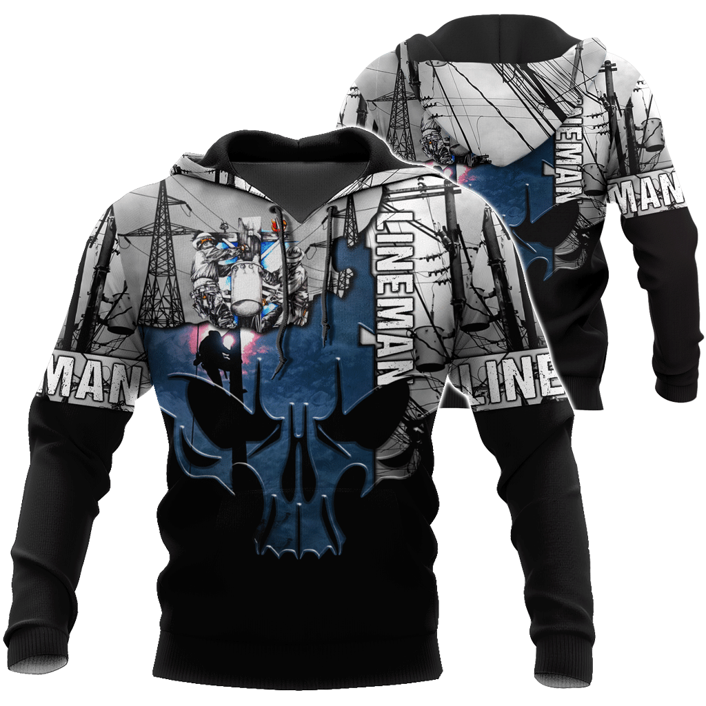 Lineman Pullover Unisex 3D Hoodie