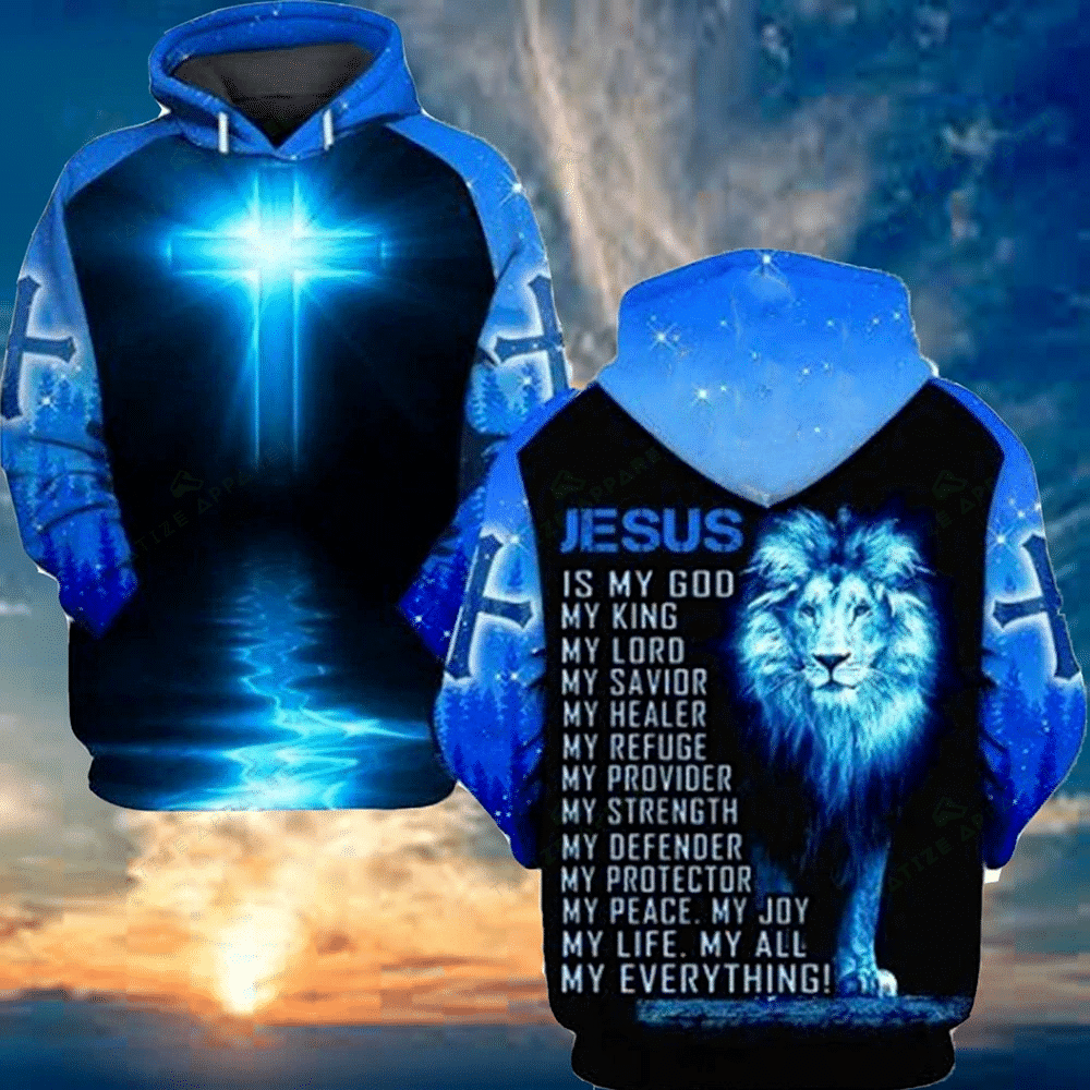 Lion Jesus Is My God My King My Lord