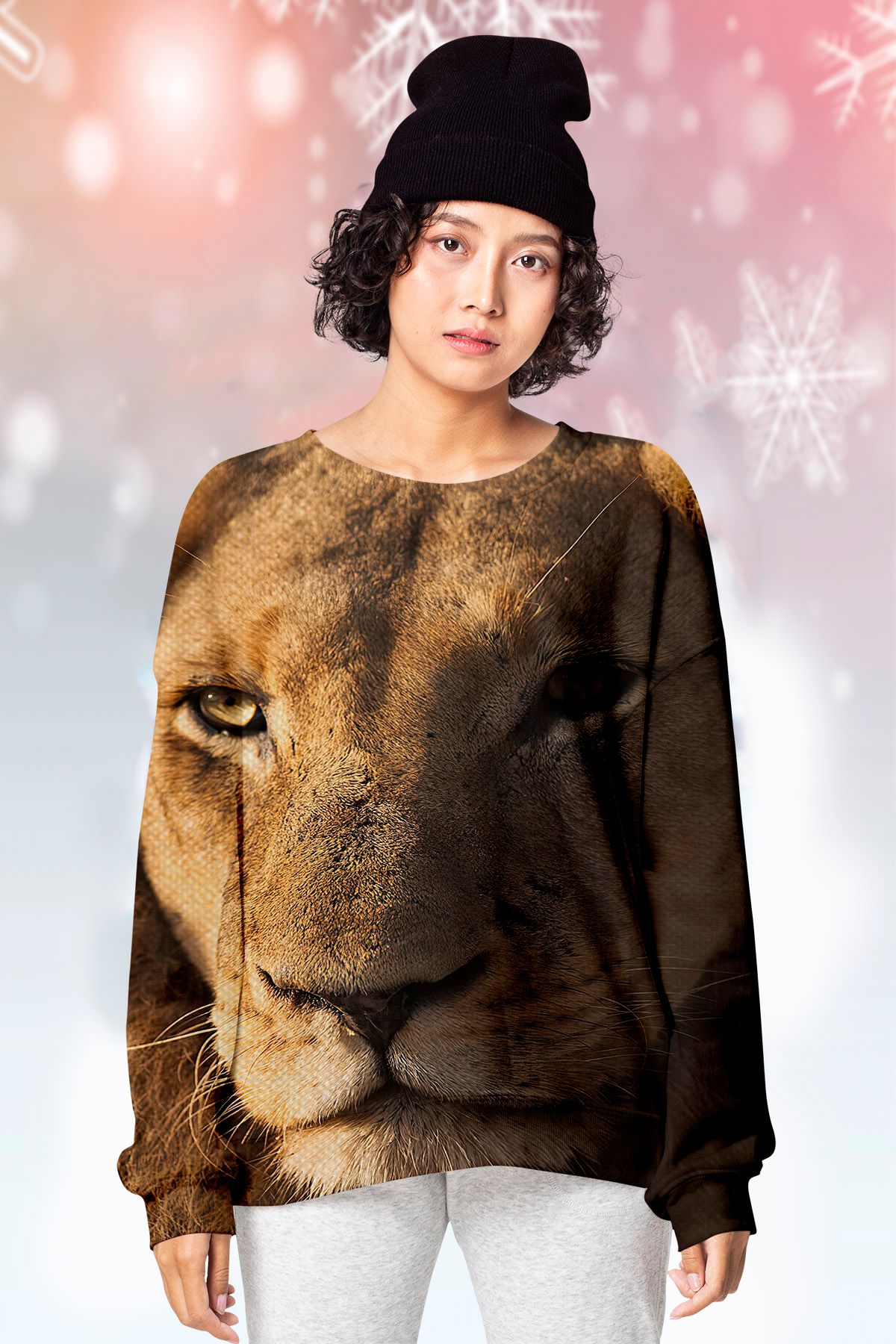 Lion Panthera  Ugly Christmas Sweater- Best Christmas Gifts 2023