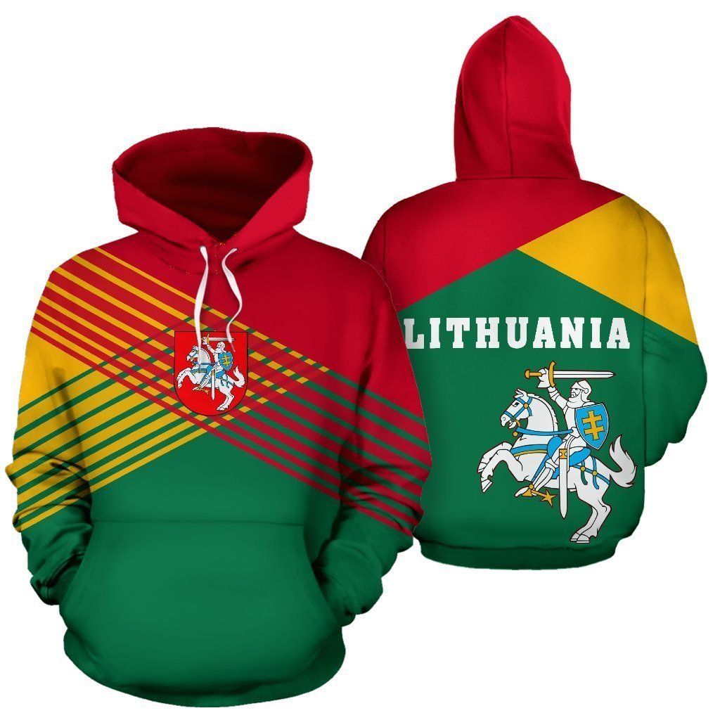 Lithuania Flag 3D Hoodie