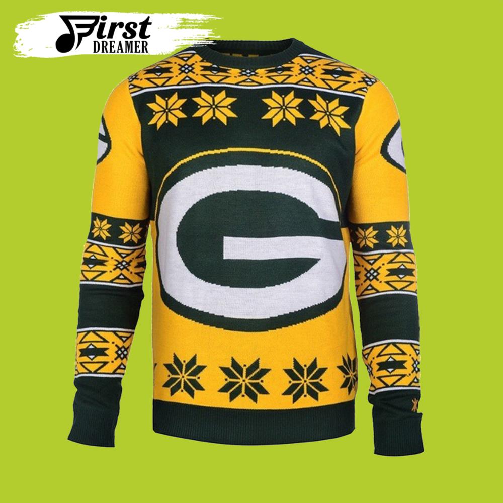 Logo Green Bay Packers Ugly Christmas Sweater- Best Christmas Gifts 2023