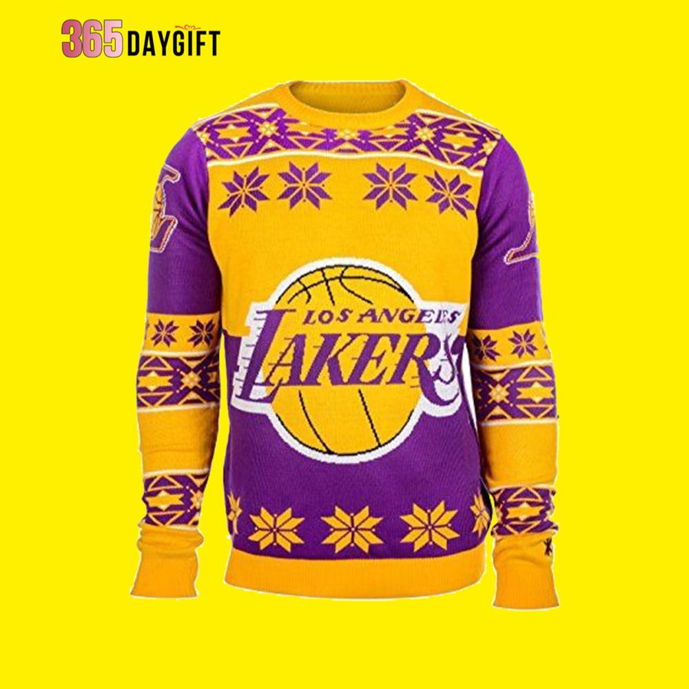 Los Angeles Lakers Ugly Christmas Sweater Sell Cheap- Best Christmas Gifts 2023