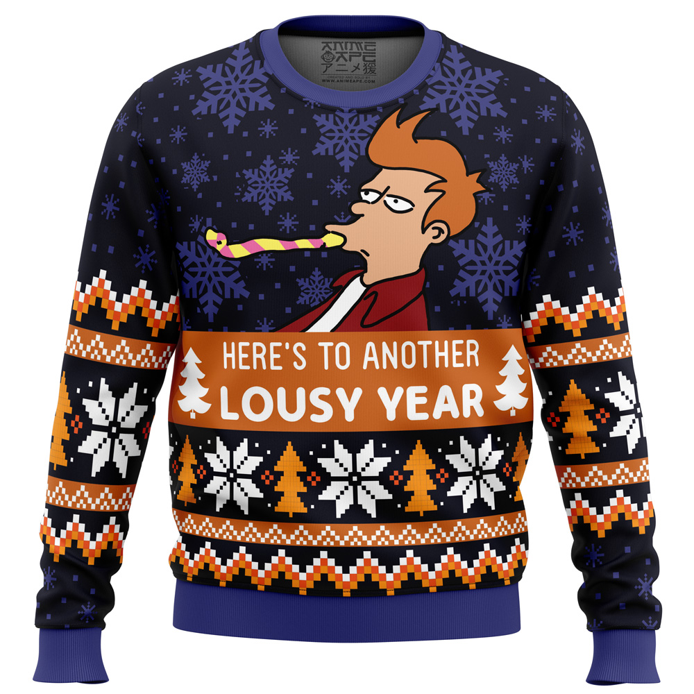 Lousy Year Futurama Ugly Christmas Sweater- Best Christmas Gifts 2023