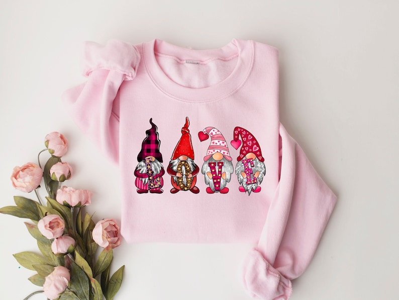 LOVE Gnome Valentines Sweatshirt