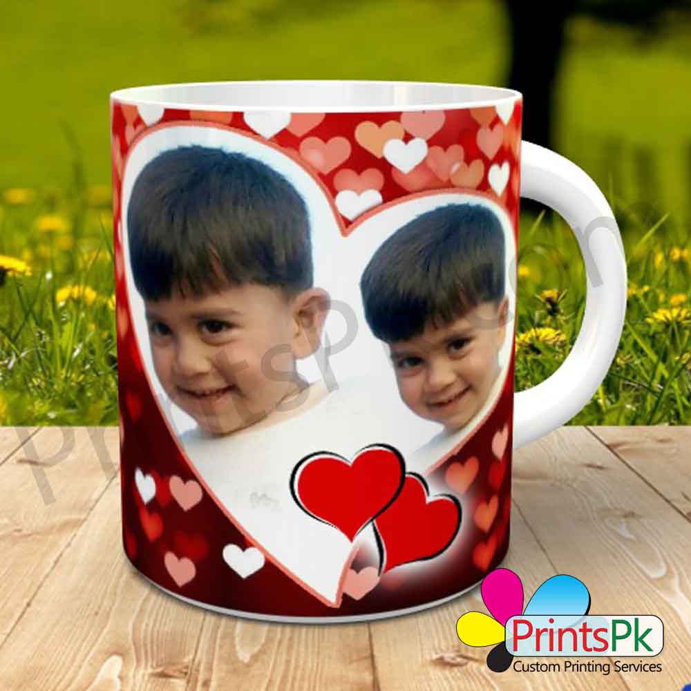 Love Mug with Picture and Urdu Name Best Customizable Valentine’s Day Gift