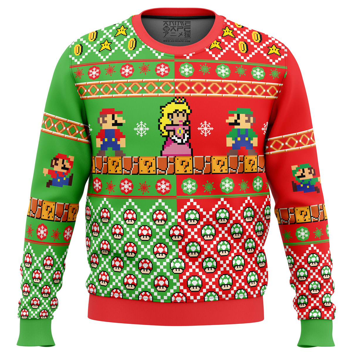 Mario Bros Ugly Christmas Sweater- Best Christmas Gifts 2023