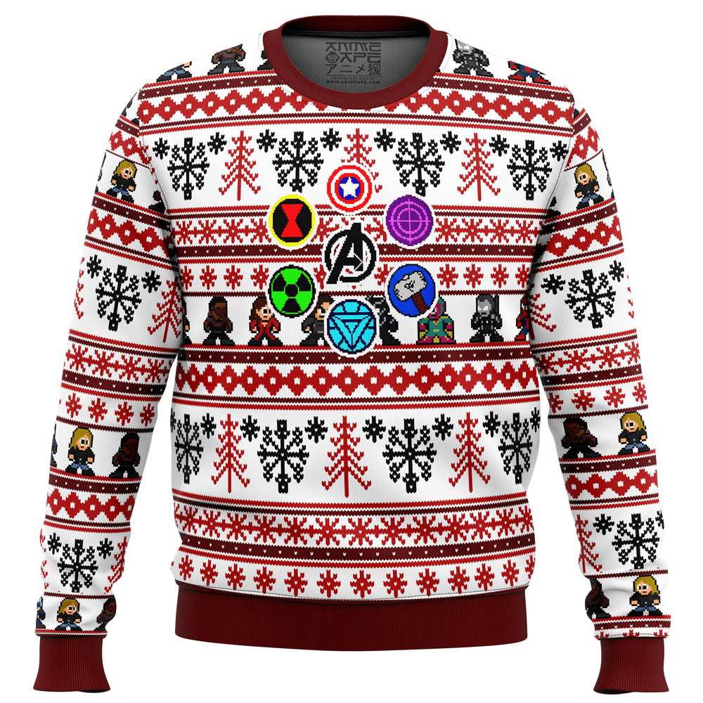 Marvel Avengers Retro Ugly Christmas Sweater- Best Christmas Gifts 2023