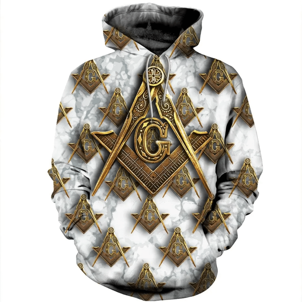 Masonic Shirt Freemason Logo Fleece Pullover