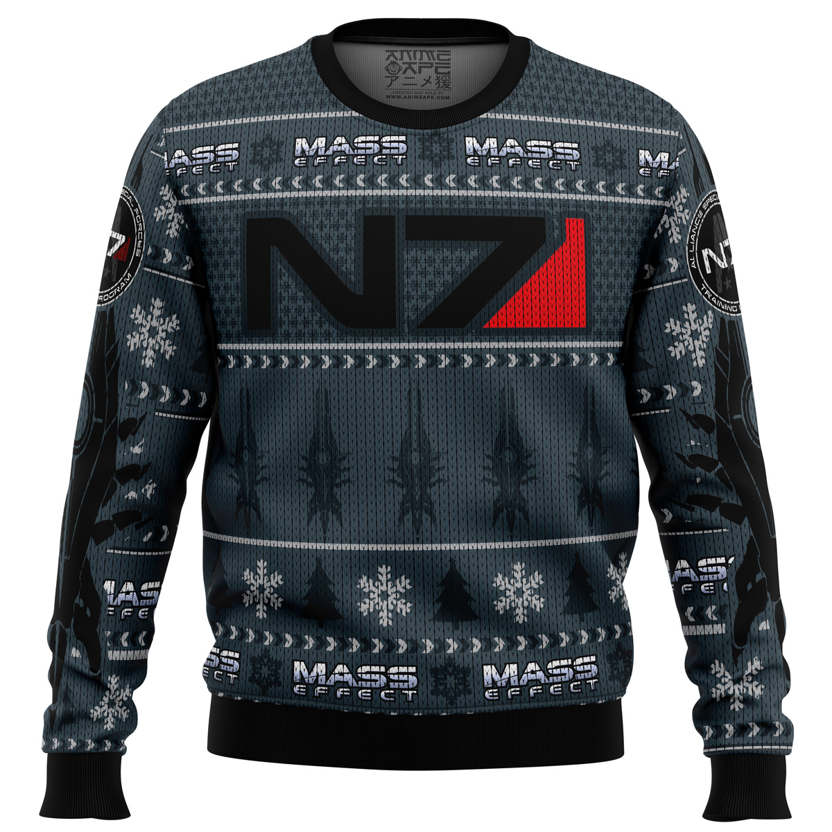 Mass Effect N7 Ugly Christmas Sweater- Best Christmas Gifts 2023