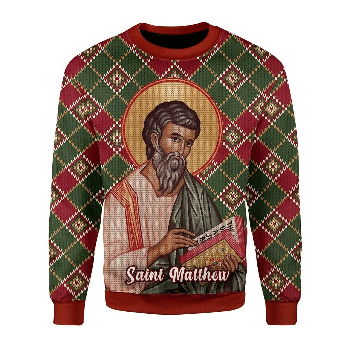 Matthew The Apostle Ugly Christmas Sweater – Best Christmas Gifts 2023