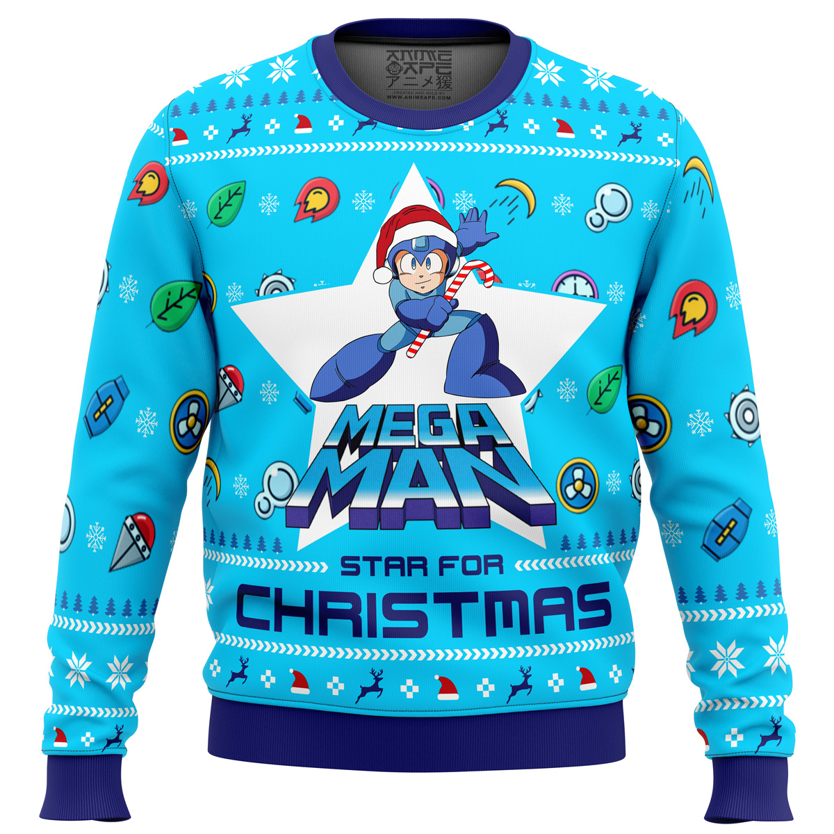 Mega Man Mega Christmas Ugly Christmas Sweater- Best Christmas Gifts 2023