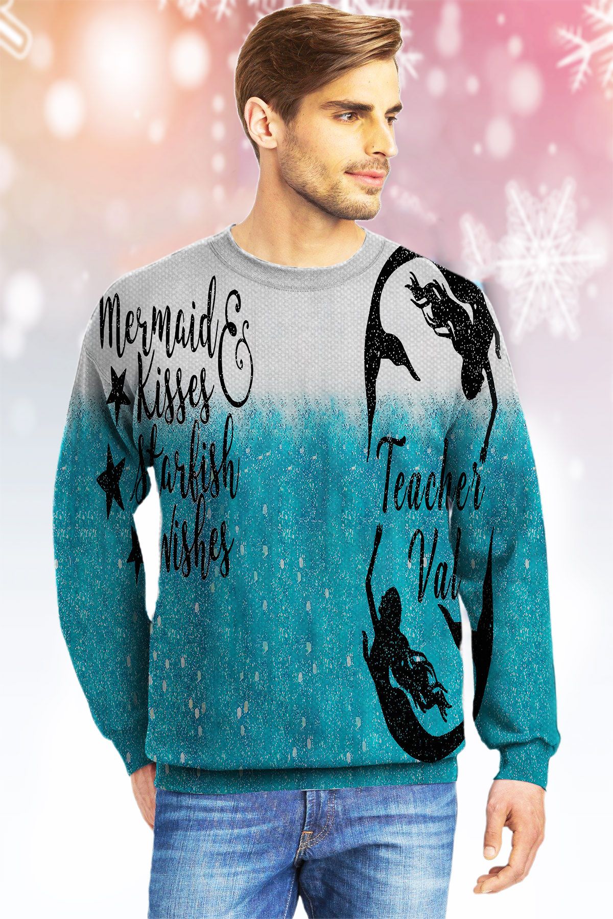 Mermaid LTTLJ Ugly Christmas Sweater- Best Christmas Gifts 2023