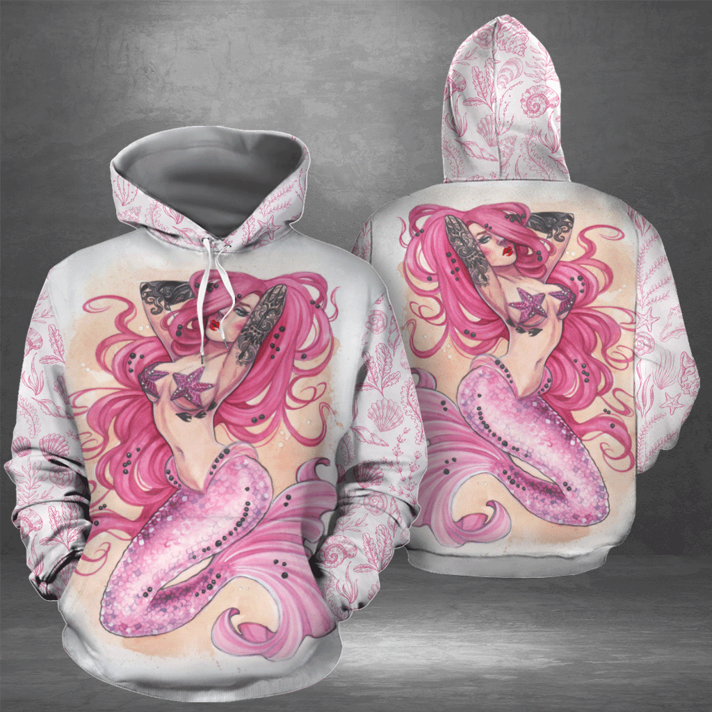 Mermaid Unisex 3D Hoodie