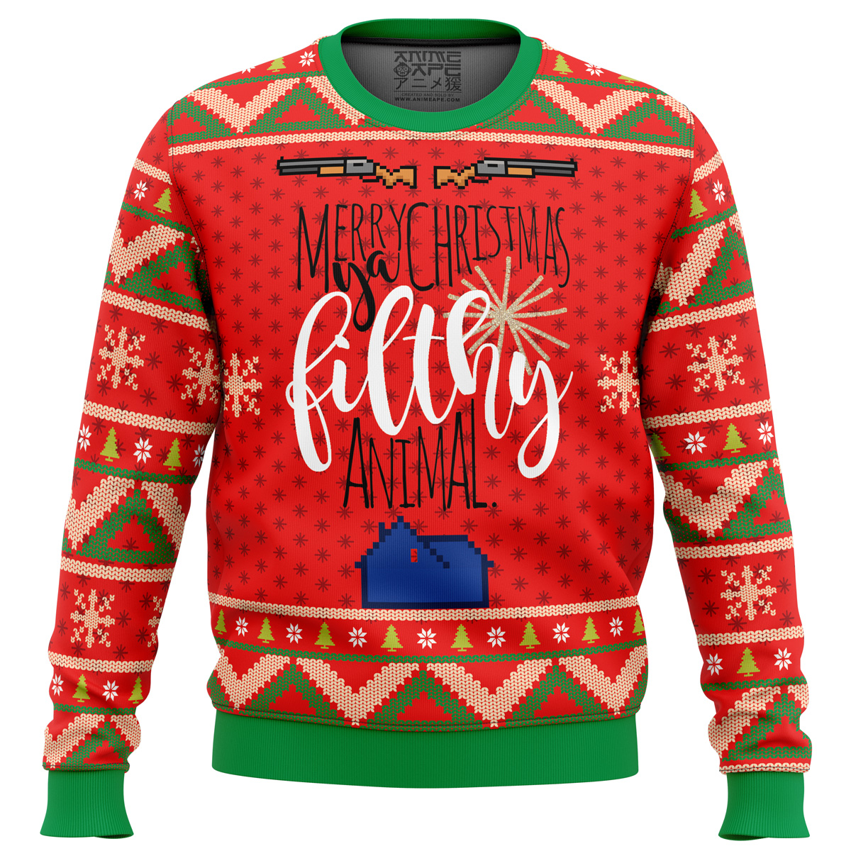 Merry Christmas Ya Filthy Animal Ugly Christmas Sweater- Best Christmas Gifts 2023