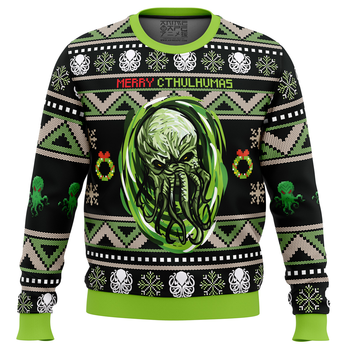 Merry Cthulhumas Cthulhu Ugly Christmas Sweater- Best Christmas Gifts 2023