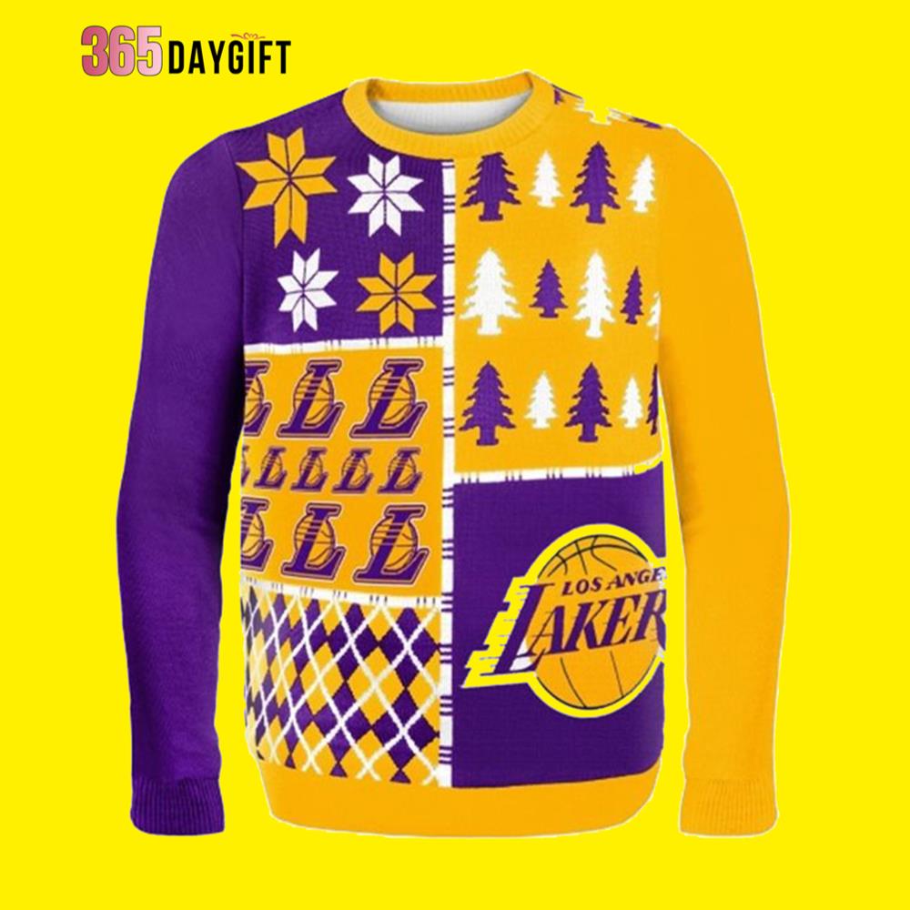 Merry Lakers Ugly Christmas Sweater- Best Christmas Gifts 2023