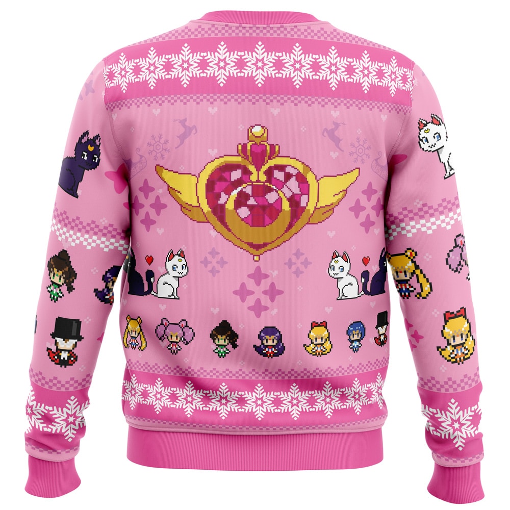 Merry Senshi Sailor Moon Ugly Christmas Sweater- Best Christmas Gifts 2023