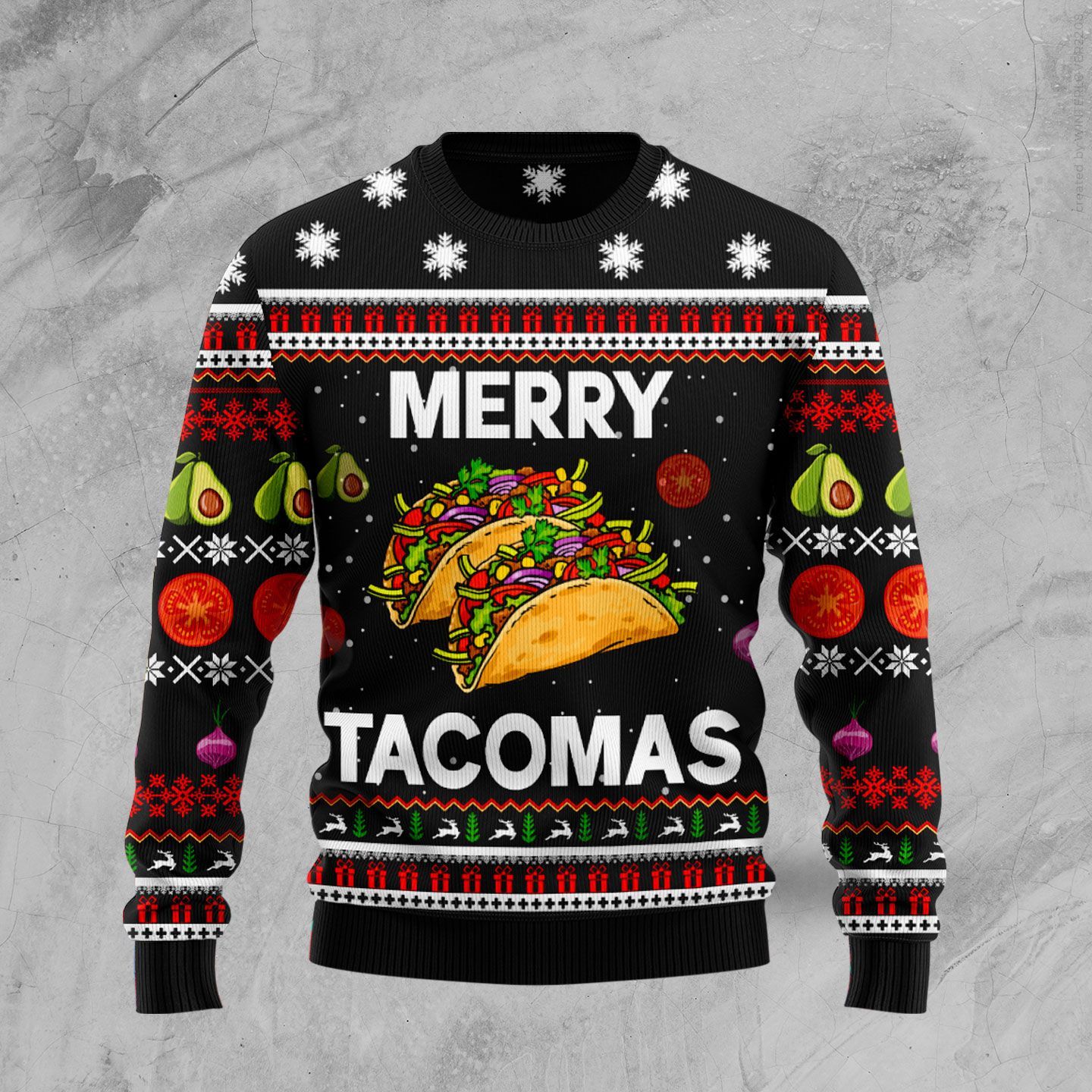 Merry Tacomas Ugly Christmas Sweater- Best Christmas Gifts 2023