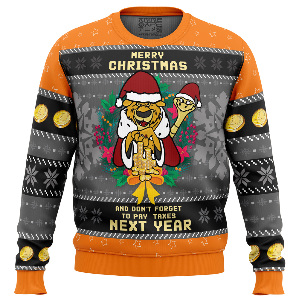 Merry Taxes Christmas Robin Hood Ugly Christmas Sweater- Best Christmas Gifts 2023