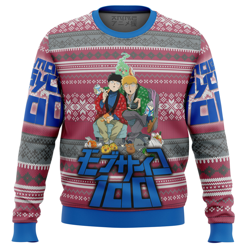 Mob Psycho 100 Alt Ugly Christmas Sweater- Best Christmas Gifts 2023