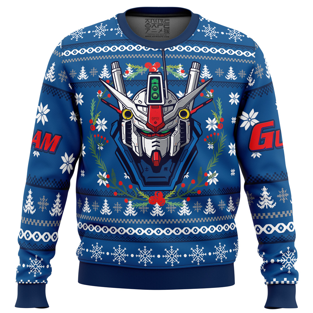 Mobile Suit RX 78 Gundam Ugly Christmas Sweater- Best Christmas Gifts 2023