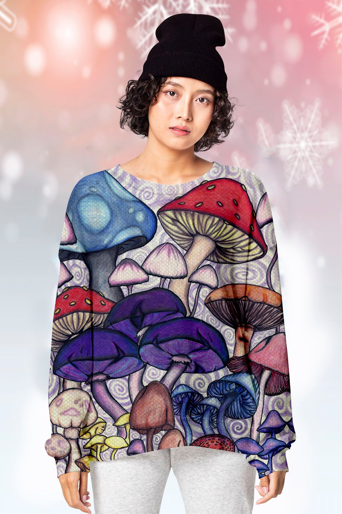 Mushroom  Ugly Christmas Sweater- Best Christmas Gifts 2023