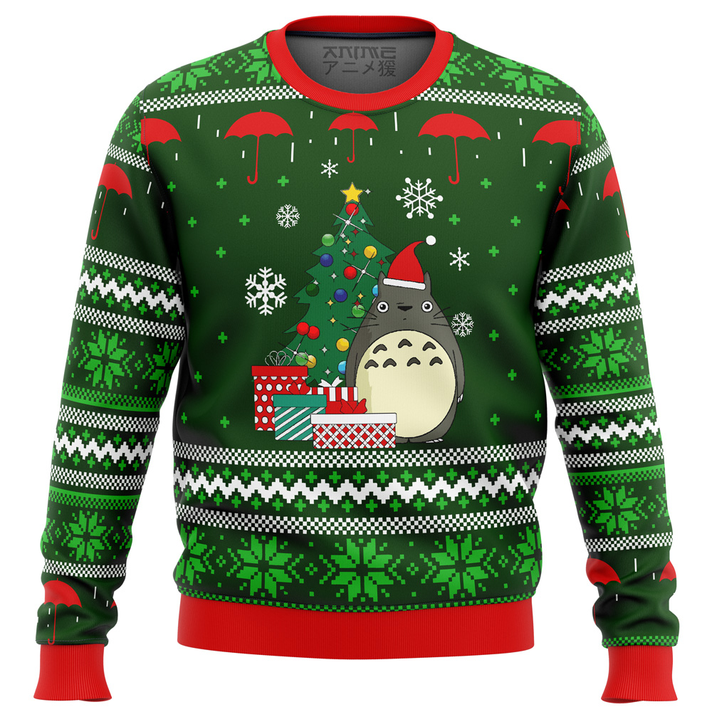 My Neighbor TOTORO GIFTS Ugly Christmas Sweater- Best Christmas Gifts 2023