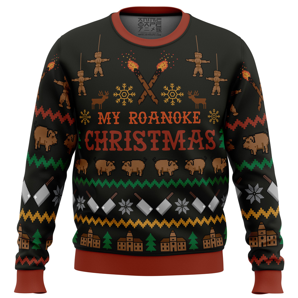 My Roanoke Christmas American Horror Story Ugly Christmas Sweater- Best Christmas Gifts 2023