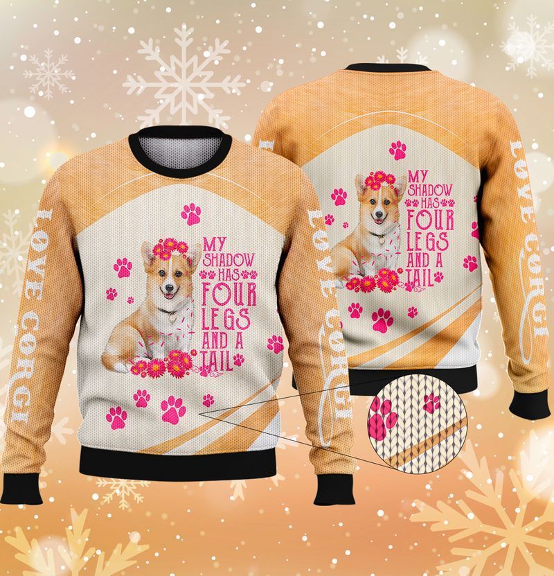 My Shadow Has Four Legs Ugly Christmas Sweater- Best Christmas Gifts 2023