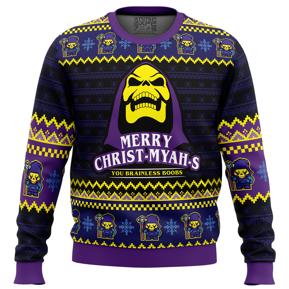 MYAH-rry Christ-MYAHs He-Man Ugly Christmas Sweater- Best Christmas Gifts 2023