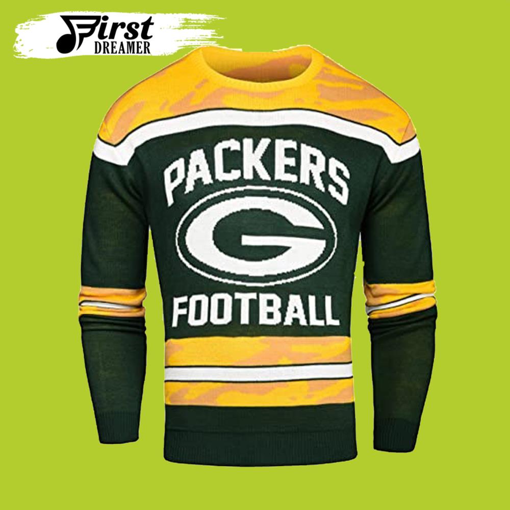 Nfl Glow In The Dark Green Bay Packers Ugly Sweater- Best Christmas Gifts 2023