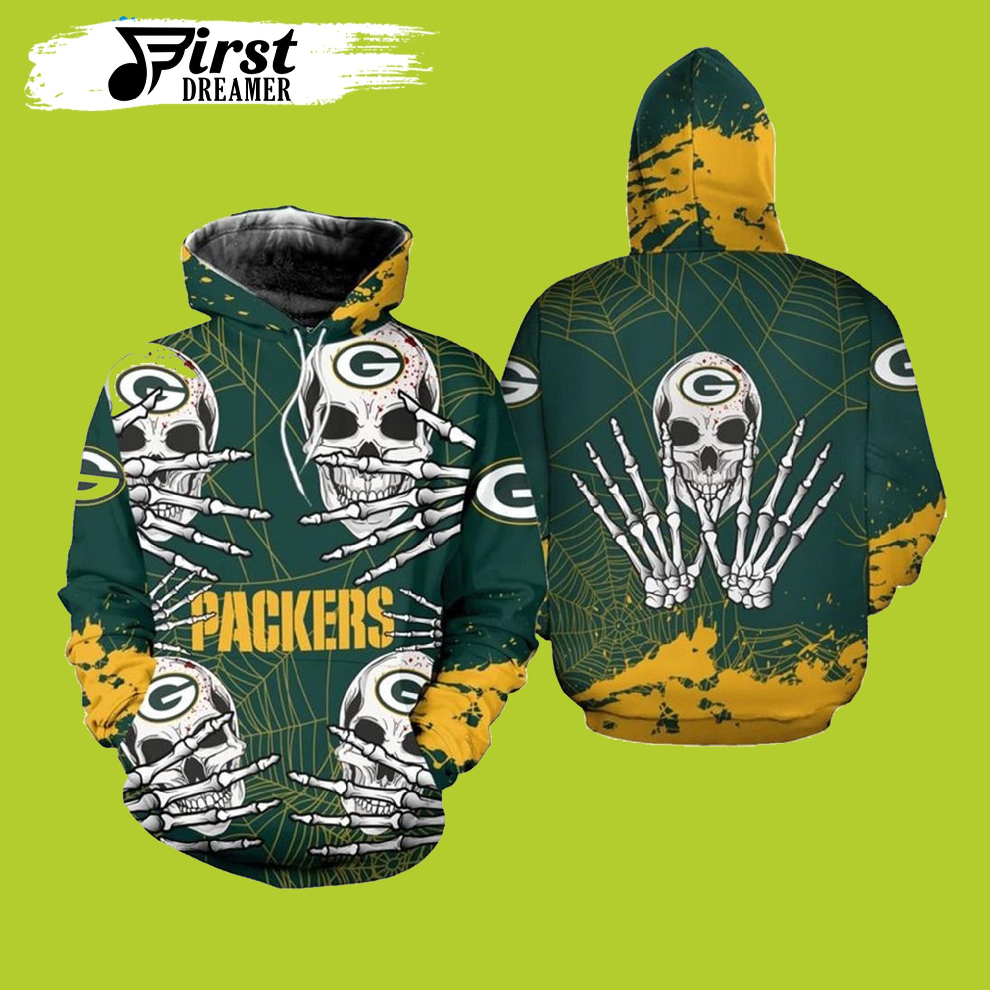 NFL Green Bay Packers Skull Halloween