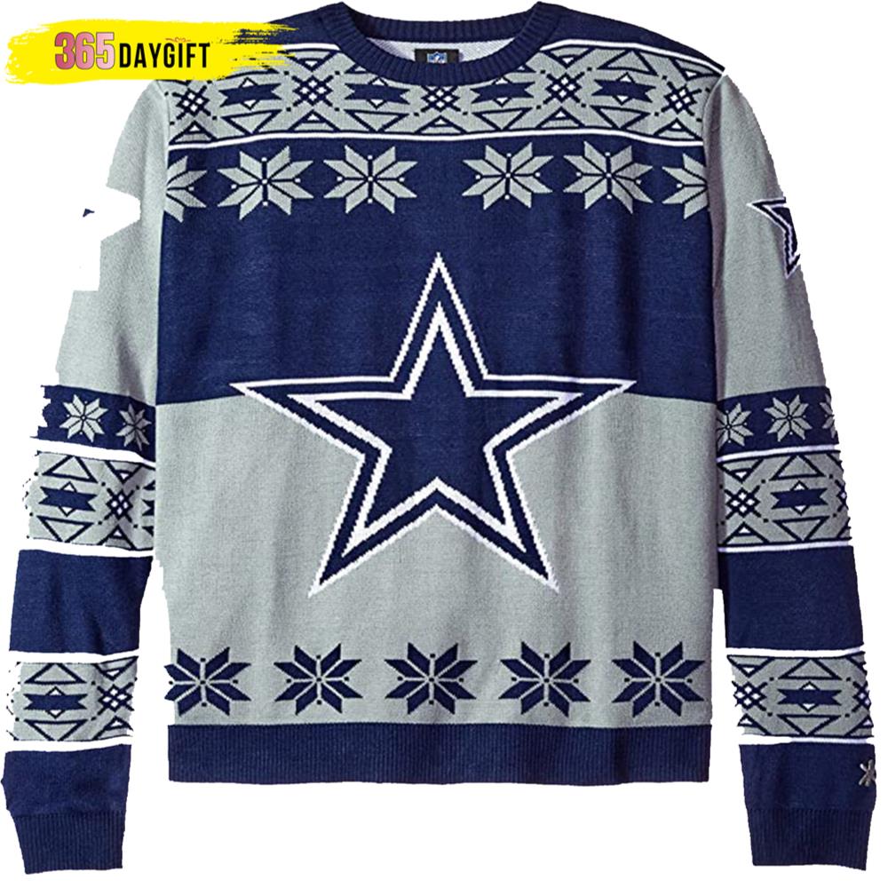 NFL Ugly Sweater Main Dallas Cowboys Ugly Christmas Sweater- Best Christmas Gifts 2023