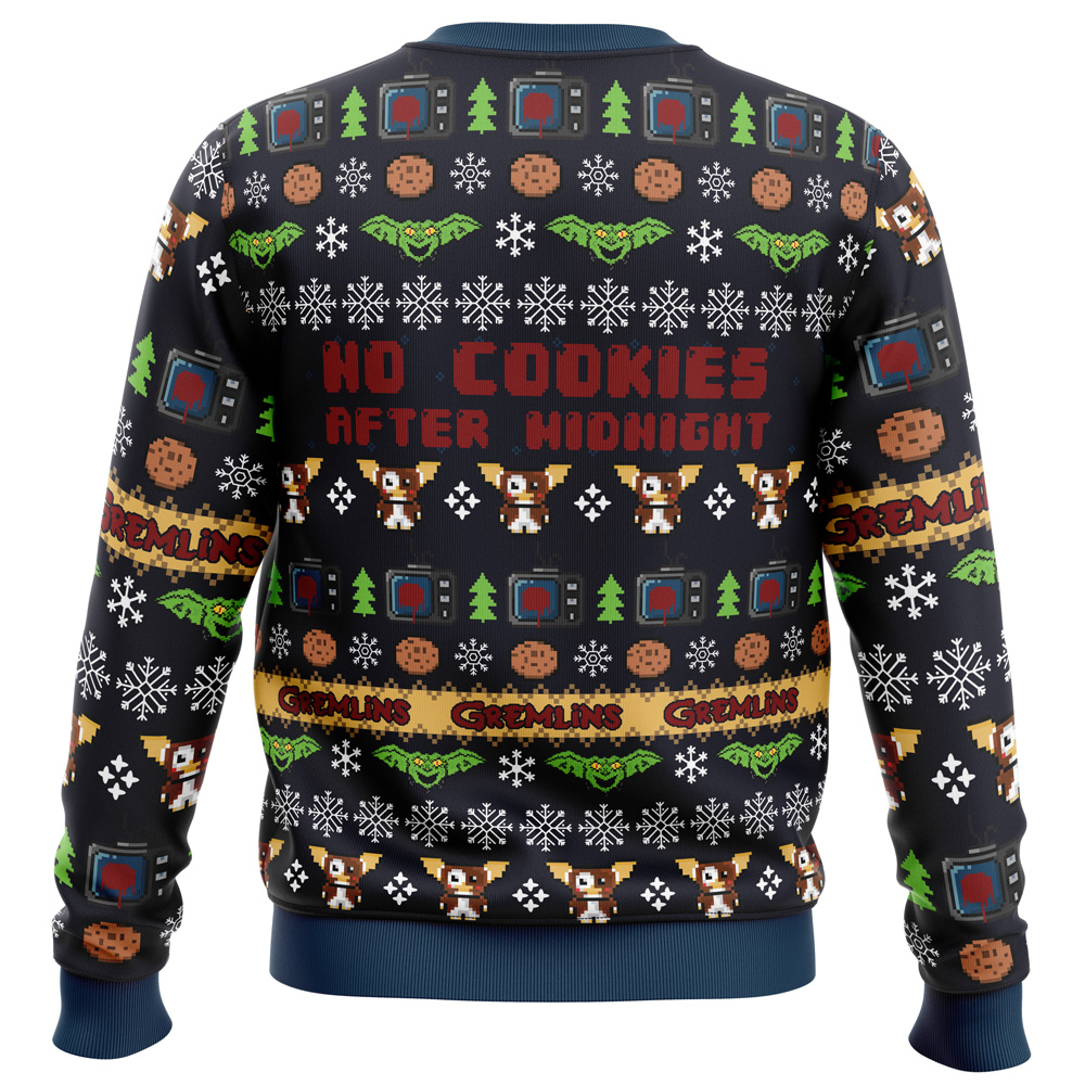 No Cookies After Midnight Gremlins Ugly Christmas Sweater- Best Christmas Gifts 2023