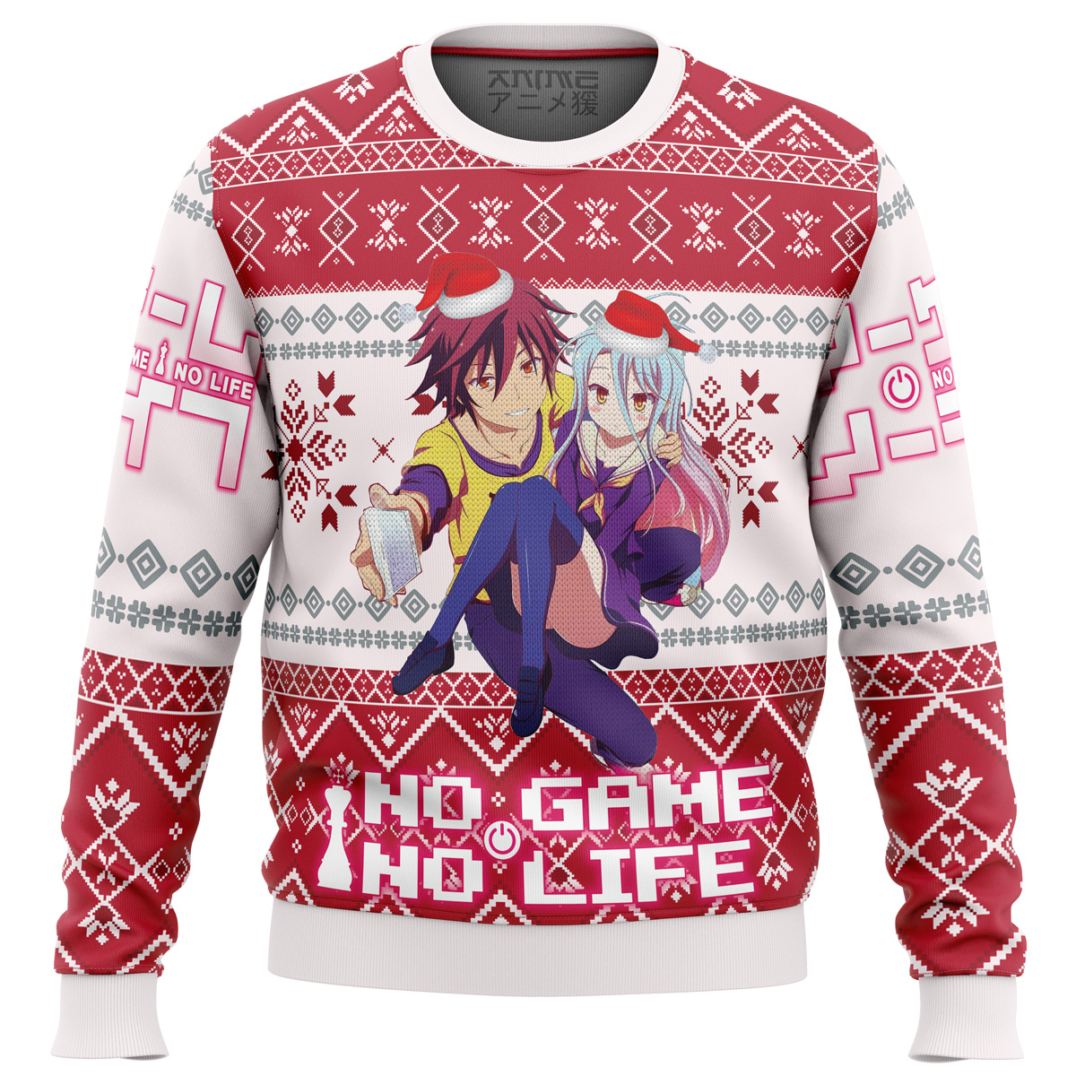 No Game No Life Alt Ugly Christmas Sweater- Best Christmas Gifts 2023