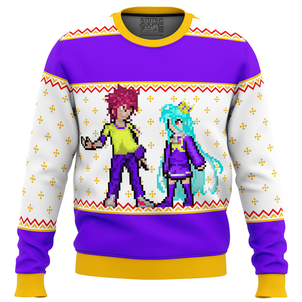 No Game No Life Sprites Ugly Christmas Sweater- Best Christmas Gifts 2023