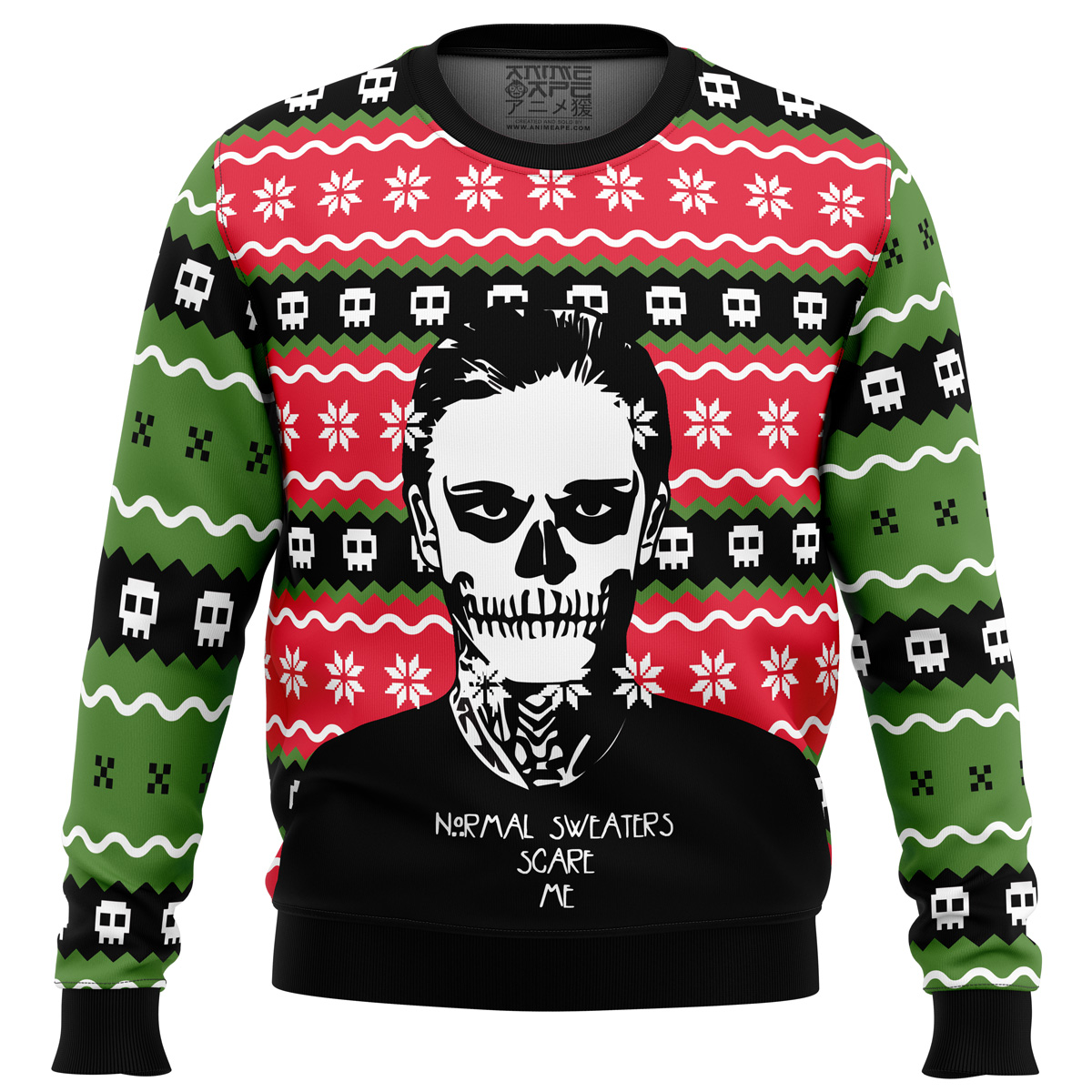 Normal Sweaters Scare Me American Horror Story Ugly Christmas Sweater- Best Christmas Gifts 2023