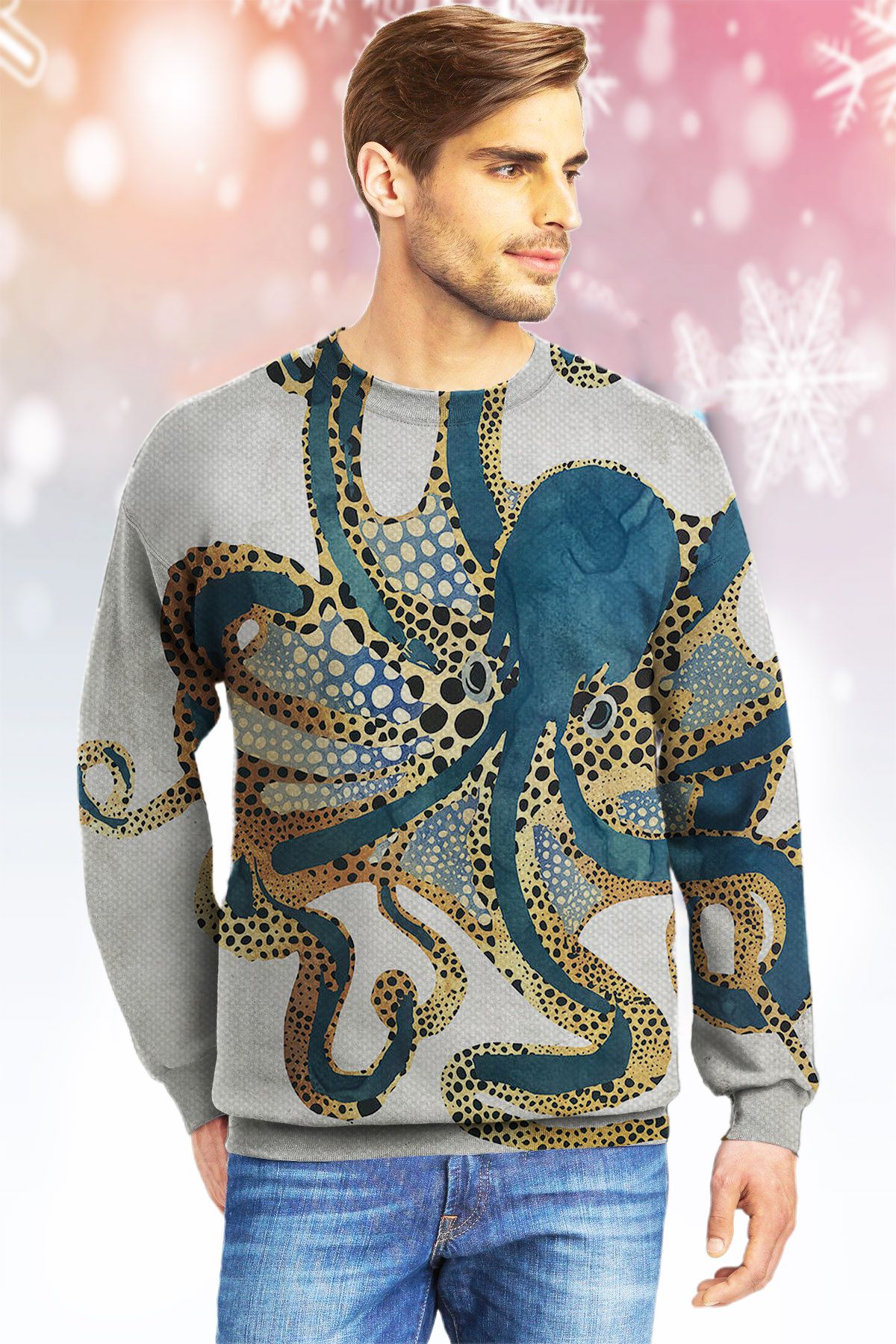 Octopus  Ugly Christmas Sweater- Best Christmas Gifts 2023