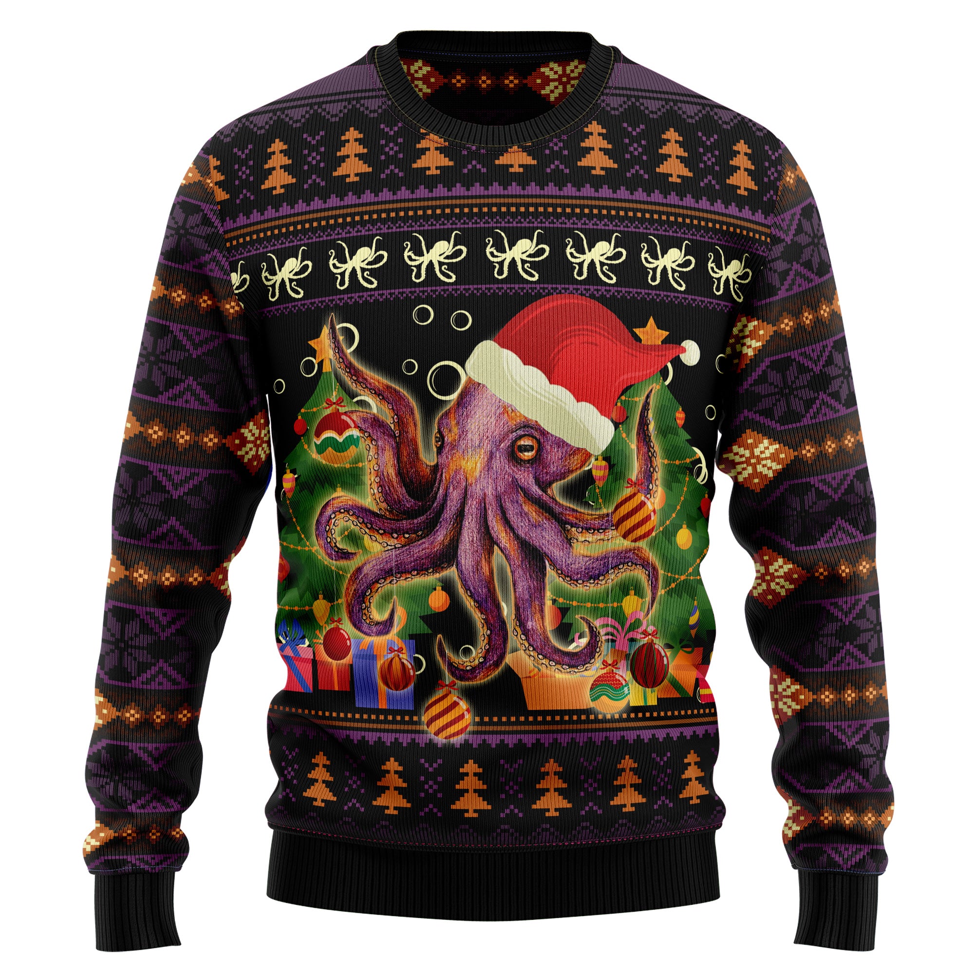 Octopus Ornament TG5106 Ugly Christmas Sweater- Best Christmas Gifts 2023